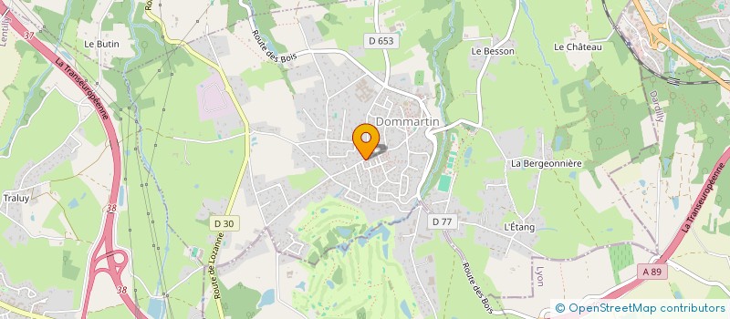 localisation de l'entreprise MADAME ROSETTE BRICE KABIYEN  DOMMARTIN