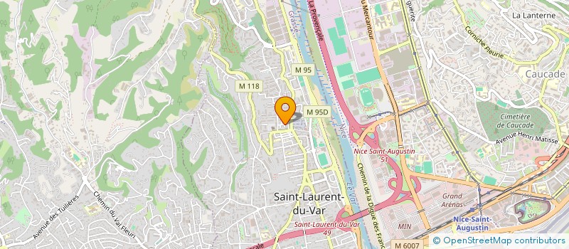 localisation de l'entreprise MADAME ROSETTE DE CINTAZ à SAINT-LAURENT-DU-VAR