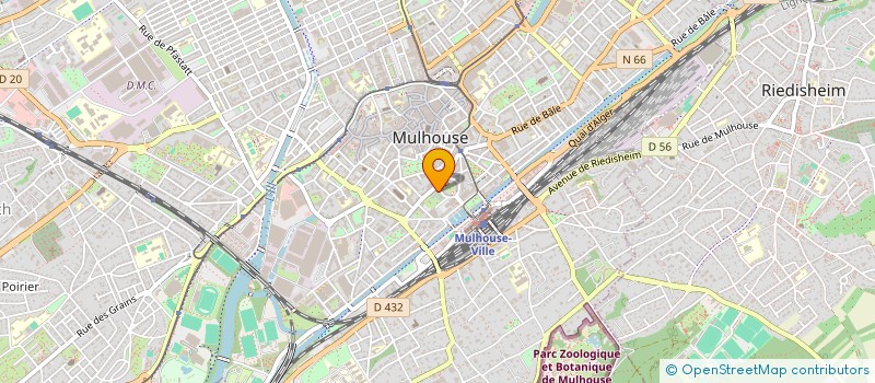 localisation de l'entreprise MADAME ROSETTE KOHN KOYCHEN  MULHOUSE