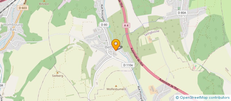 localisation de l'entreprise MADAME ROSETTE MONTI  BETTING