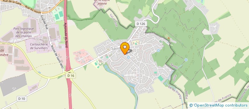 localisation de l'entreprise MADAME ROSETTE MULAMBA SIFA  SAINT-WITZ