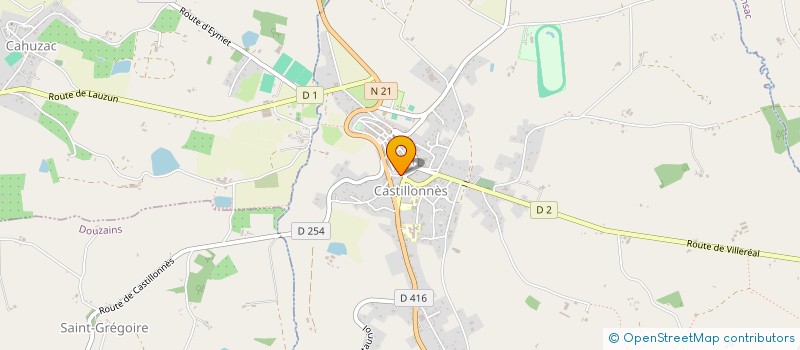 localisation de l'entreprise MADAME ROSETTE PAILLE  FERRENSAC