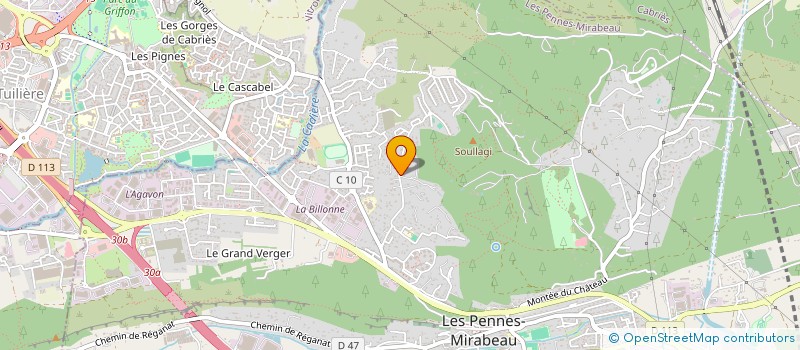 localisation de l'entreprise MADAME ROSETTE SILVESTRINI à LES PENNES-MIRABEAU