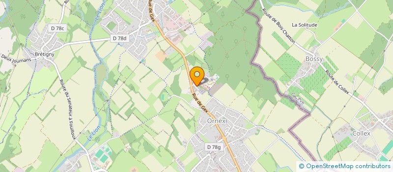 localisation de l'entreprise MADAME ROSHANAK OSTAD  ORNEX