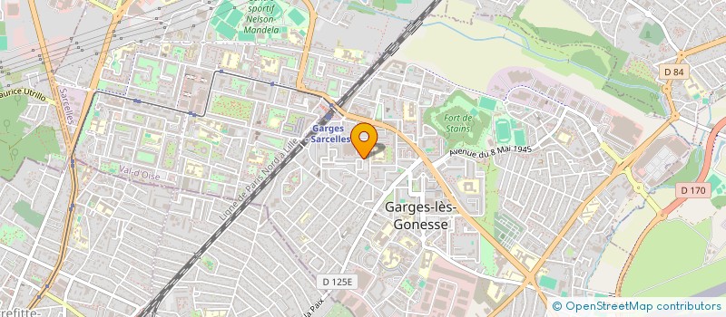 localisation de l'entreprise MADAME ROSHNI KUMAR RAO  GARGES-LES-GONESSE