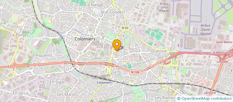 localisation de l'entreprise MADAME ROSIANE BARRETO DOS SANTOS  TOULOUSE