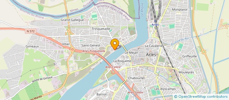 localisation de l'entreprise MADAME ROSIANE GIRARD  ARLES