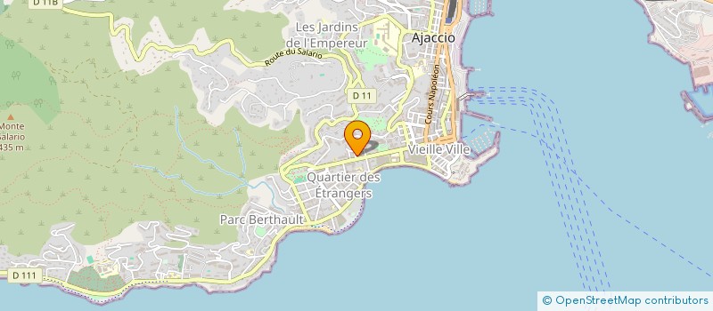 localisation de l'entreprise MADAME ROSIANE QUILICHINI à AJACCIO