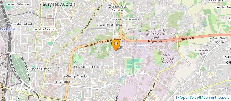 localisation de l'entreprise MADAME ROSICLEIA MONTEIRO SOARES à ORLEANS