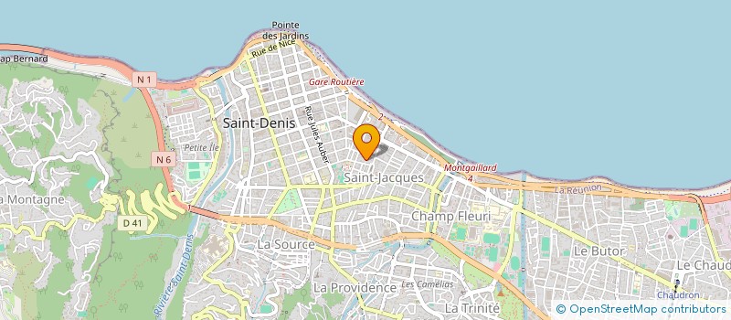 localisation de l'entreprise MADAME ROSIDA PATELL à SAINT-DENIS