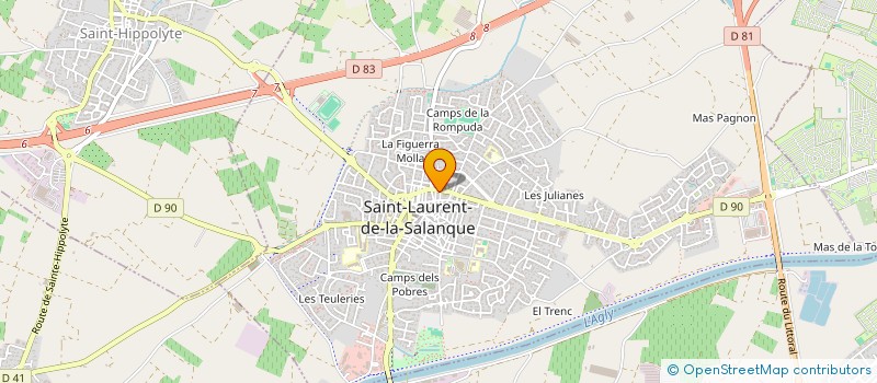 localisation de l'entreprise MADAME ROSIE CASTAY  SAINT-LAURENT-DE-LA-SALANQUE