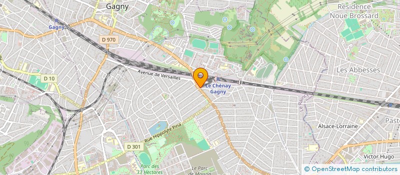 localisation de l'entreprise MADAME ROSILENE DE ABREU BACELAR  GAGNY