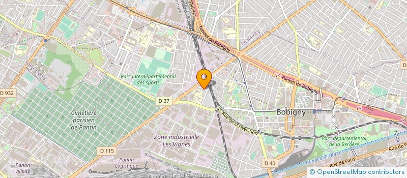 localisation de l'entreprise MADAME ROSILENE VILARINHO  BOBIGNY