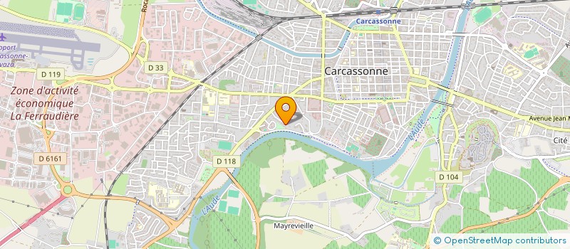 localisation de l'entreprise MADAME ROSINA SAVISAAR  CARCASSONNE