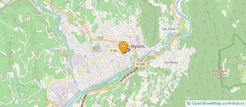 localisation de l'entreprise MADAME ROSINA TURCO à NYONS