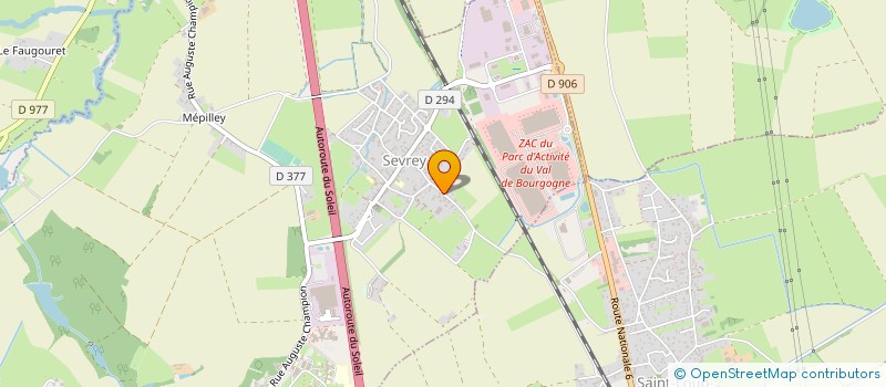 localisation de l'entreprise MADAME ROSINE ABENG  SEVREY