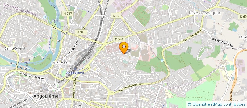 localisation de l'entreprise MADAME ROSINE AURORE MEDOUK DANG à ANGOULEME