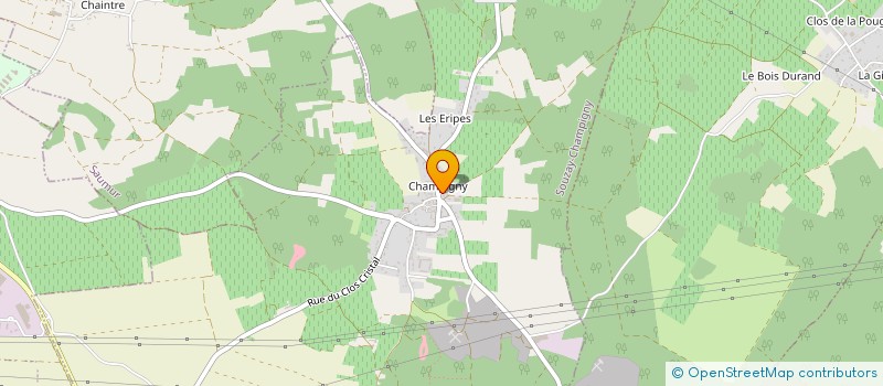 localisation de l'entreprise MADAME ROSINE AUROY à SOUZAY-CHAMPIGNY