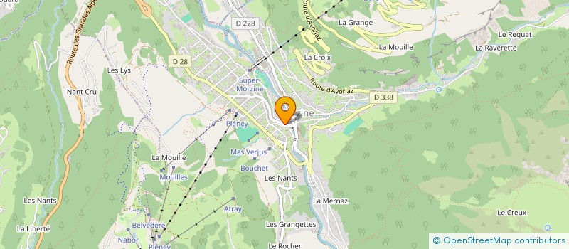 localisation de l'entreprise MADAME ROSINE BAUD à MORZINE