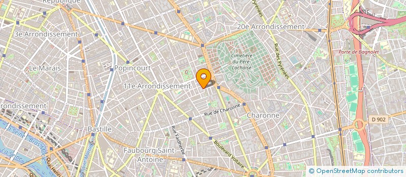 localisation de l'entreprise MADAME ROSINE BAYO  PARIS