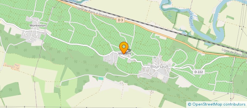 localisation de l'entreprise MADAME ROSINE BENOIT  BOURSAULT