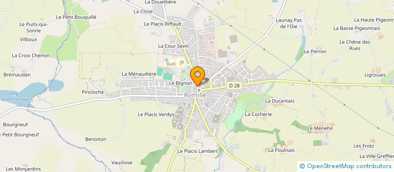 localisation de l'entreprise MADAME ROSINE BINARD  ROMILLE