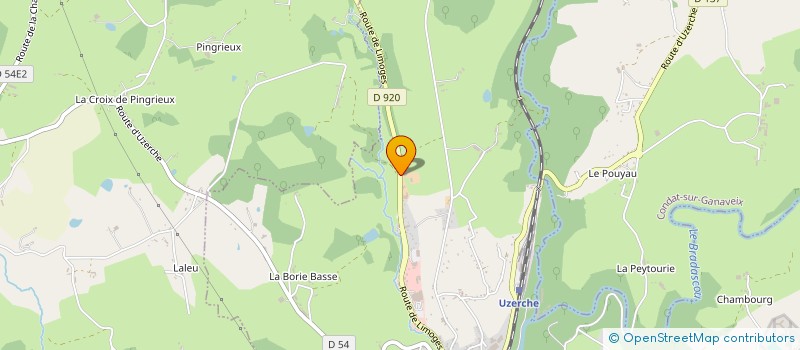 localisation de l'entreprise MADAME ROSINE CHAUFFOUR  UZERCHE