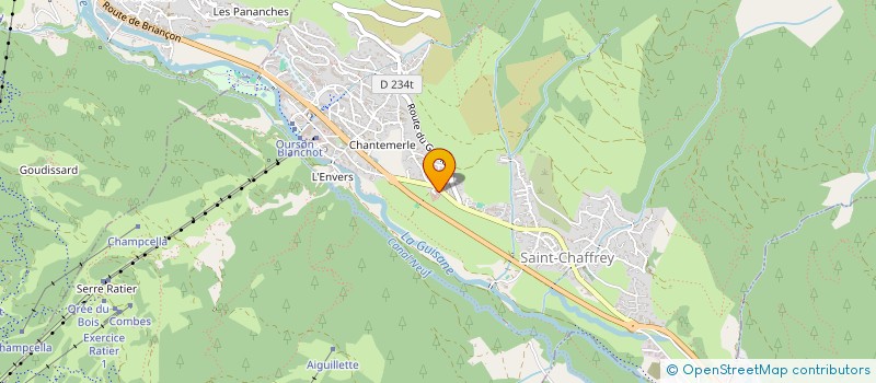 localisation de l'entreprise MADAME ROSINE COSTASECA VIDALOU  SAINT-CHAFFREY