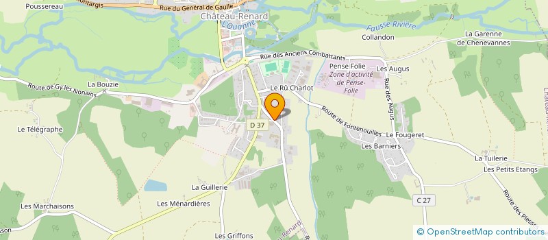 localisation de l'entreprise MADAME ROSINE DIVIALLE à CHATEAU-RENARD
