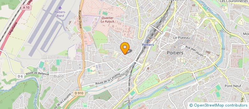 localisation de l'entreprise MADAME ROSINE EUDES  POITIERS