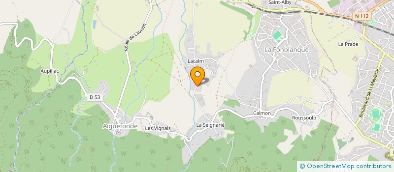 localisation de l'entreprise MADAME ROSINE GLEIZES à AIGUEFONDE