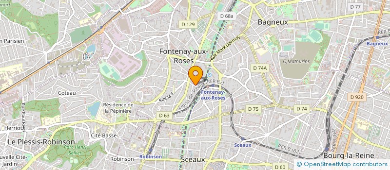 localisation de l'entreprise MADAME ROSINE INSPEKTOR à FONTENAY-AUX-ROSES