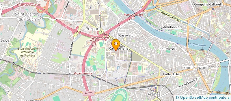 localisation de l'entreprise MADAME ROSINE LANG à TOULOUSE