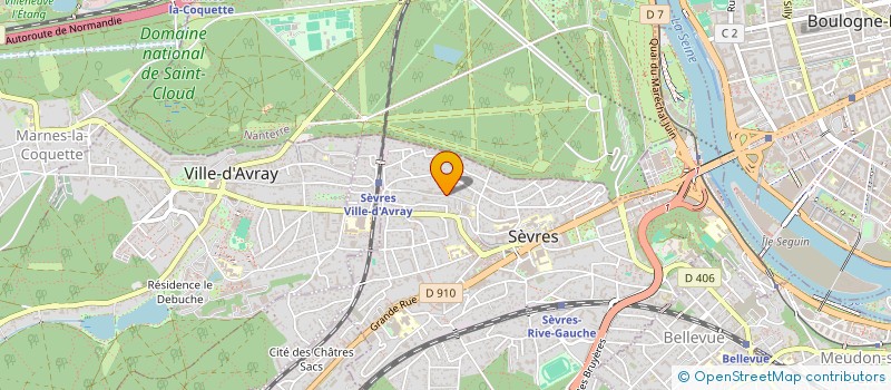localisation de l'entreprise MADAME ROSINE LEGRAND à SEVRES