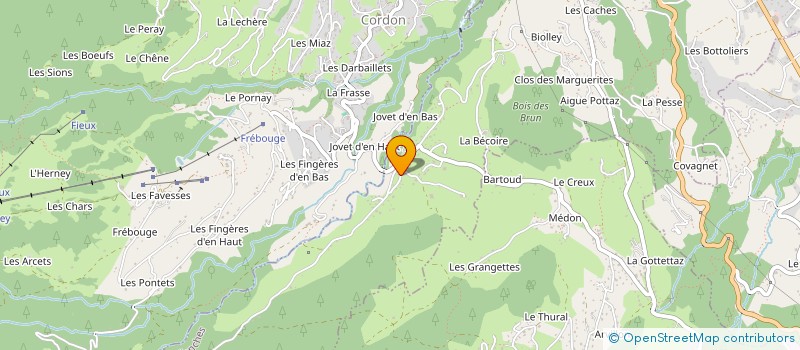 localisation de l'entreprise MADAME ROSINE MABBOUX à SALLANCHES