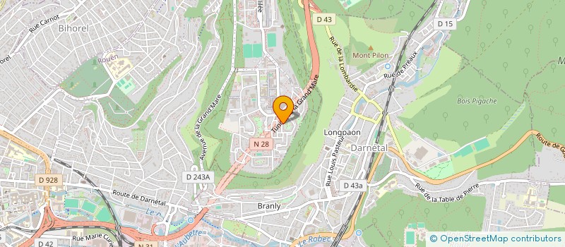 localisation de l'entreprise MADAME ROSINE MAKANI  ROUEN