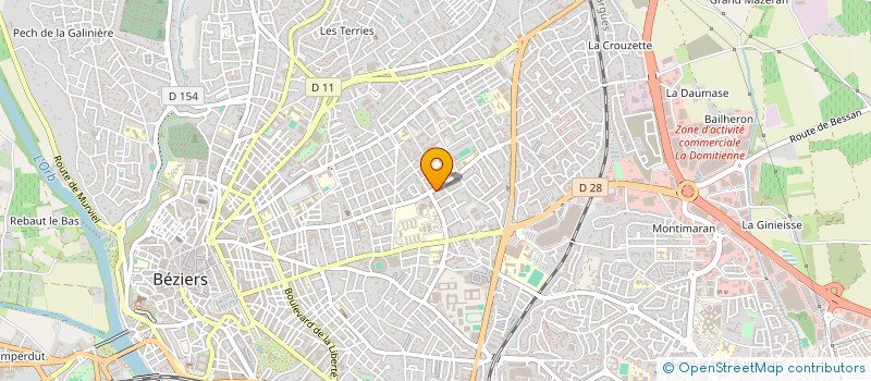 localisation de l'entreprise MADAME ROSINE MANGA  BEZIERS