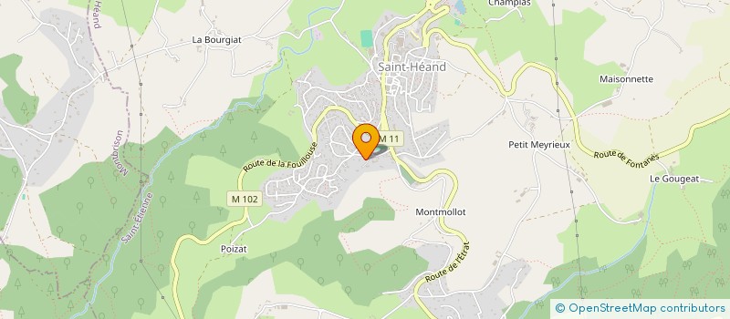 localisation de l'entreprise MADAME ROSINE NGONO MENUNGA  SAINT-HEAND