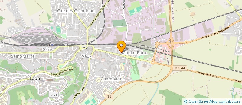 localisation de l'entreprise MADAME ROSINE ODETTE DUPARFAIT à LAON