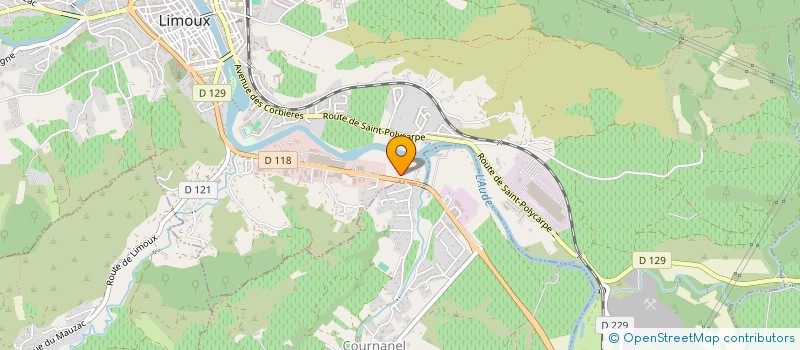 localisation de l'entreprise MADAME ROSINE OURNAC  LIMOUX