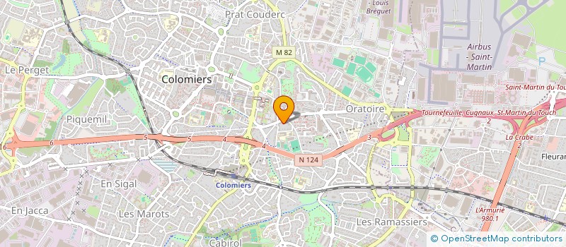 localisation de l'entreprise MADAME ROSINE POLLET à COLOMIERS