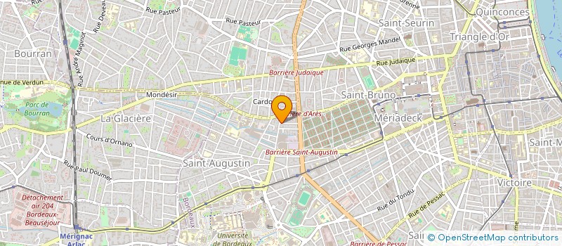 localisation de l'entreprise MADAME ROSINE RIVAUD-LABARRE  BORDEAUX