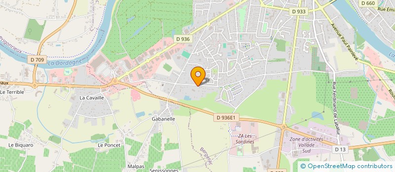 localisation de l'entreprise MADAME ROSINE ROSEL à BERGERAC