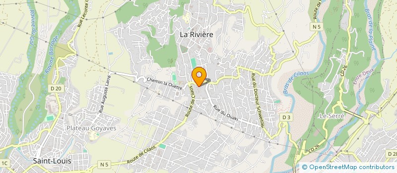 localisation de l'entreprise MADAME ROSINETTE NOUCADOU à SAINT-LOUIS