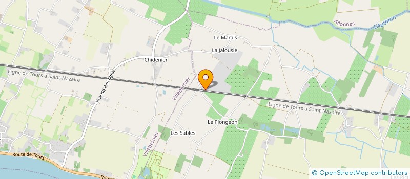 localisation de l'entreprise MADAME ROSITA DEPLECHIN  VARENNES-SUR-LOIRE