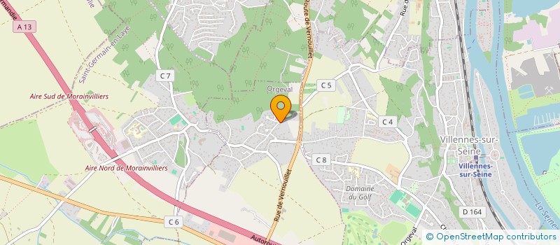 localisation de l'entreprise MADAME ROSITA DUBOIS  ORGEVAL