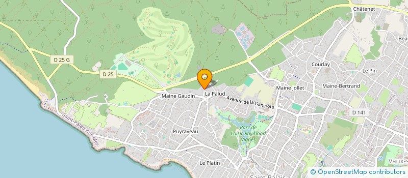 localisation de l'entreprise MADAME ROSITA ESQUERRA  SAINT-PALAIS-SUR-MER