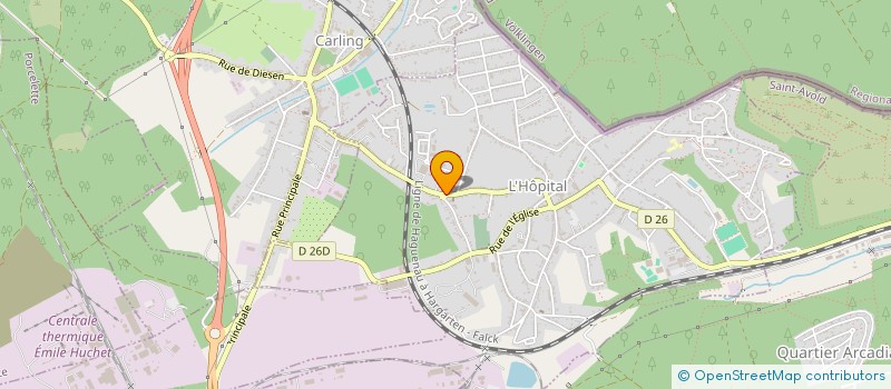 localisation de l'entreprise MADAME ROSITA HAG  L'HOPITAL