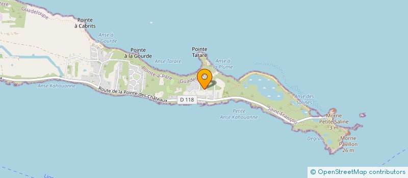 localisation de l'entreprise MADAME ROSITA HARKOU  SAINT-FRANCOIS