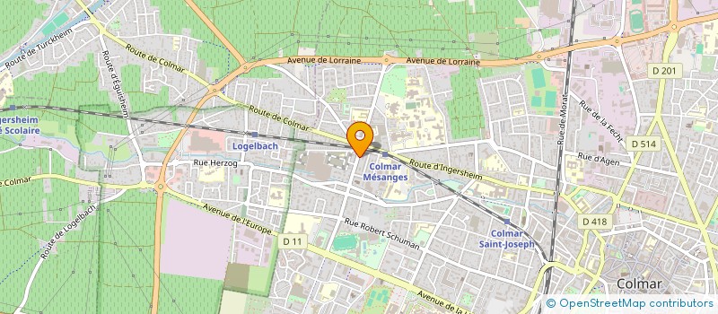 localisation de l'entreprise MADAME ROSITA REINHARDT  COLMAR